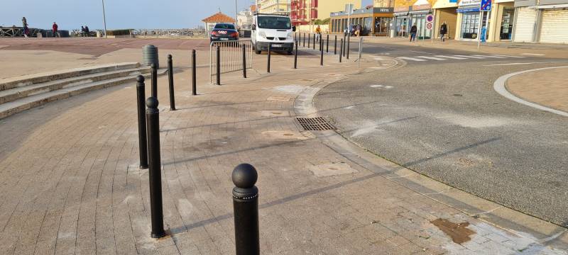 potelet amovible bordeaux