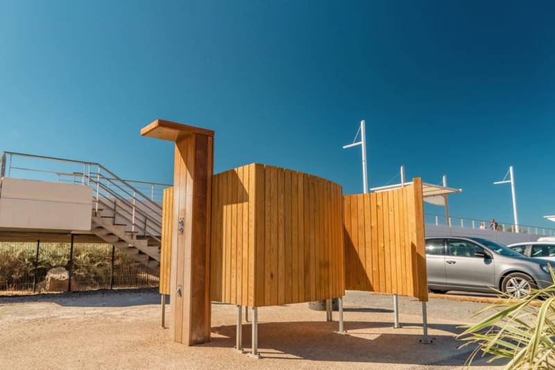 Douche de plage Bassin d'Arcachon
